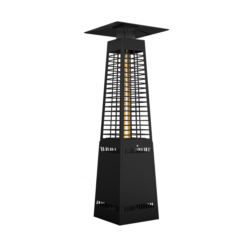 ODH-1 13 KW  Modern Style Factory Direct Smokeless  Wood Pellet Patio Heater Outdoor Fireplace in Garden Lawn Freestanding