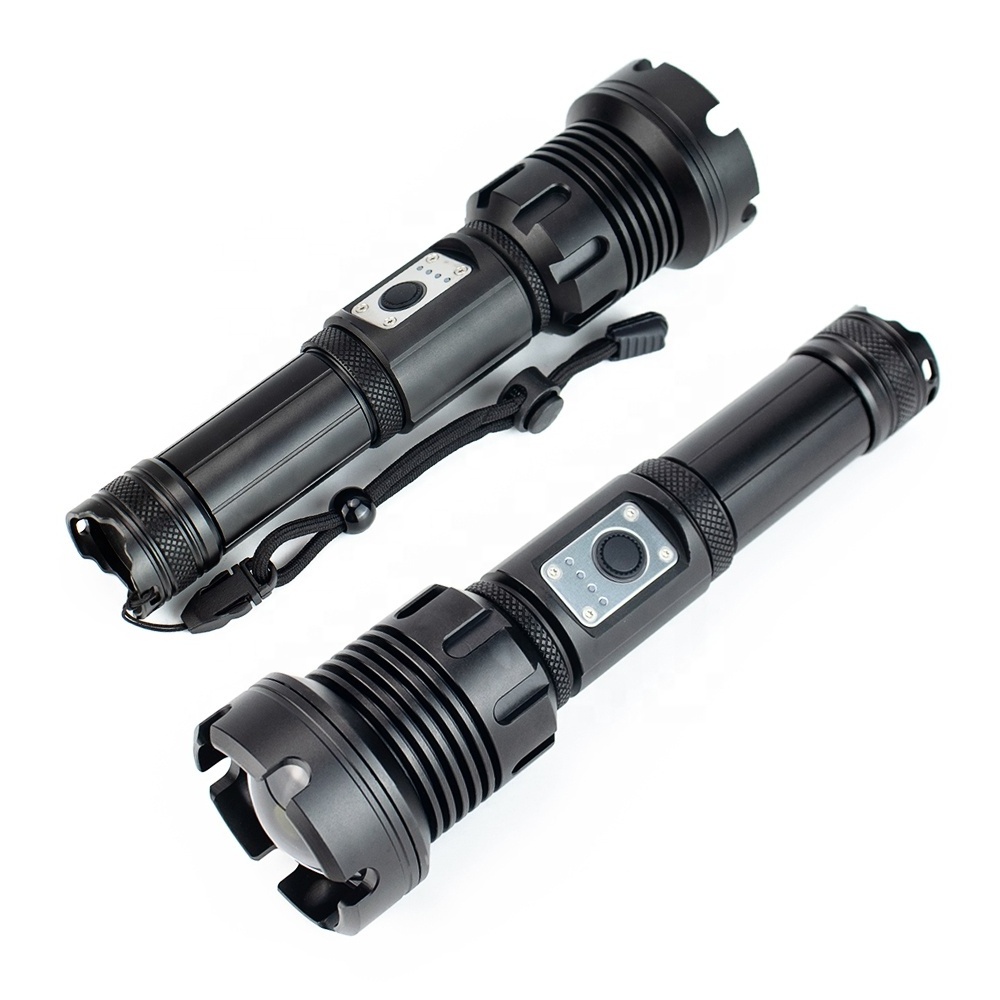 10W 1500lm high power camping light P360 zoom SOS outdoor hiking powerful led torch flashlight