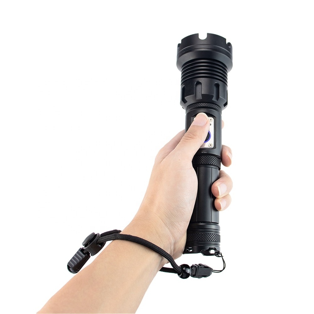 10W 1500lm high power camping light P360 zoom SOS outdoor hiking powerful led torch flashlight