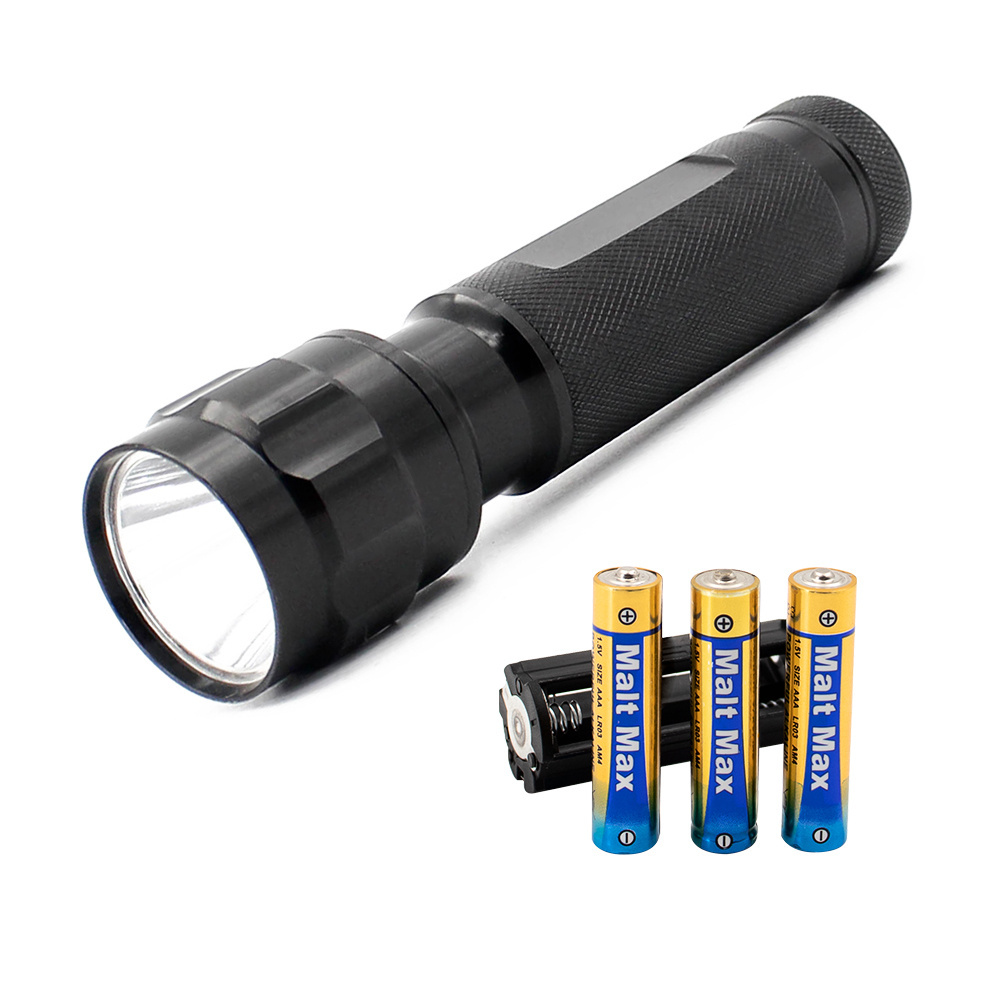 6 mode dry battery powered led outdoor flashlight for hunting camping fishing farmer use XPE led flashlight