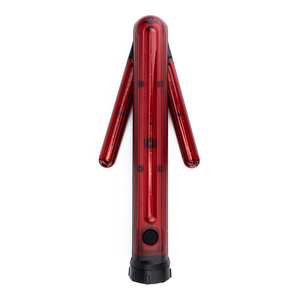 USB recharge outdoor foldable car use LED signal lamp warning working light with 4 magnet red light SOS