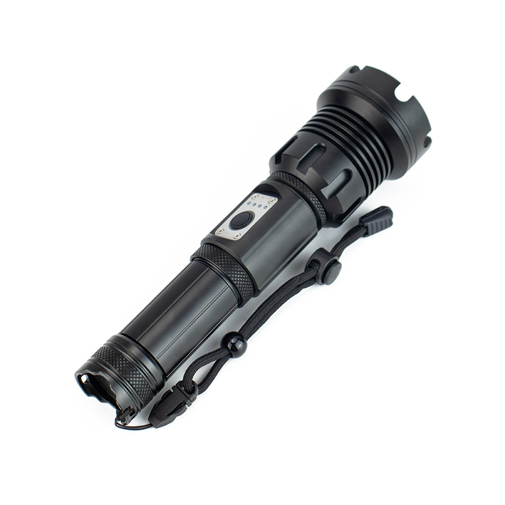 1500 lumens super brightness aluminum led torch rechargeable zoom P360 led flashlight