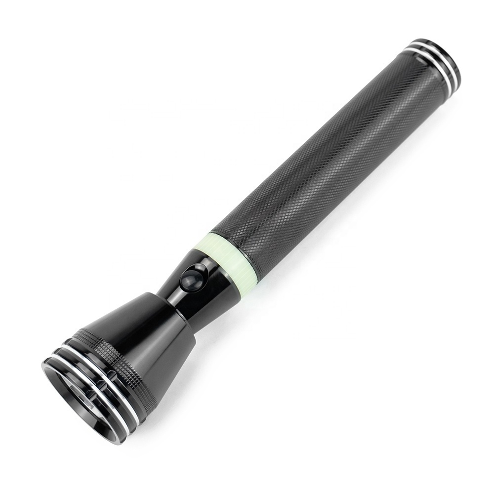 High Power Outdoor Tactical Waterproof Torchlight D Cell Rechargeable Handheld LED Flashlight