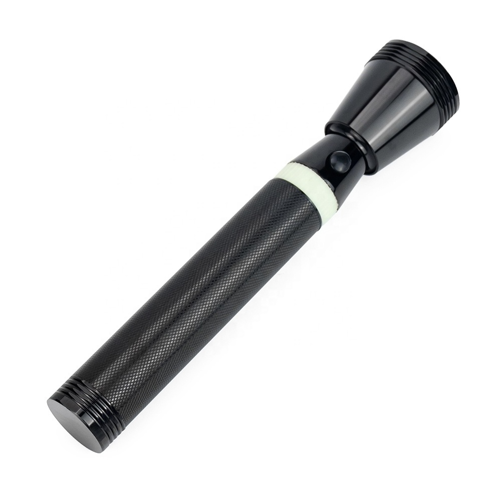 XPE Strong Lighting Waterproof Hand Torch Light Long Distance Aluminum Emergency Camping 2D Rechargeable Flashlight