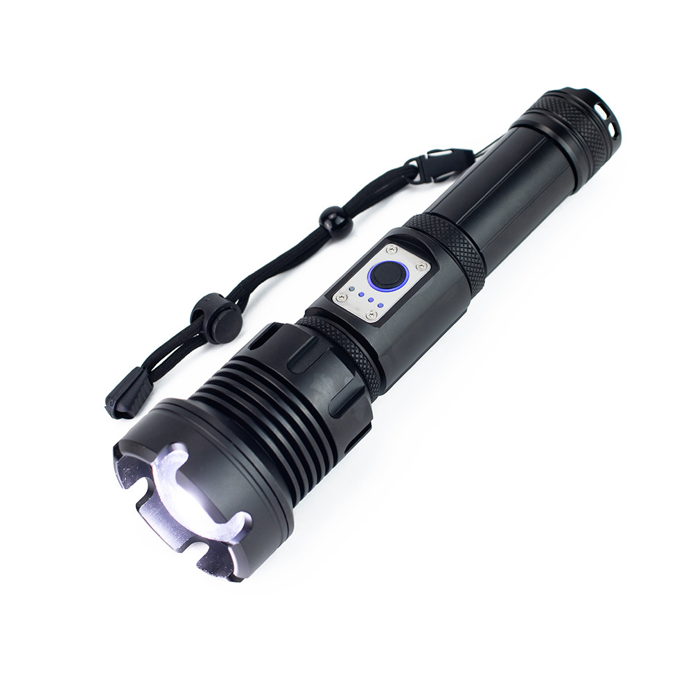 1500 lumens super brightness aluminum led torch rechargeable zoom P360 led flashlight