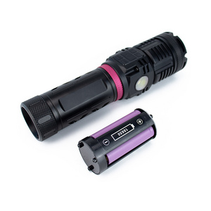 Multi-function aluminum rechargeable led torch heavy duty outdoor handheld P120 led flashlight