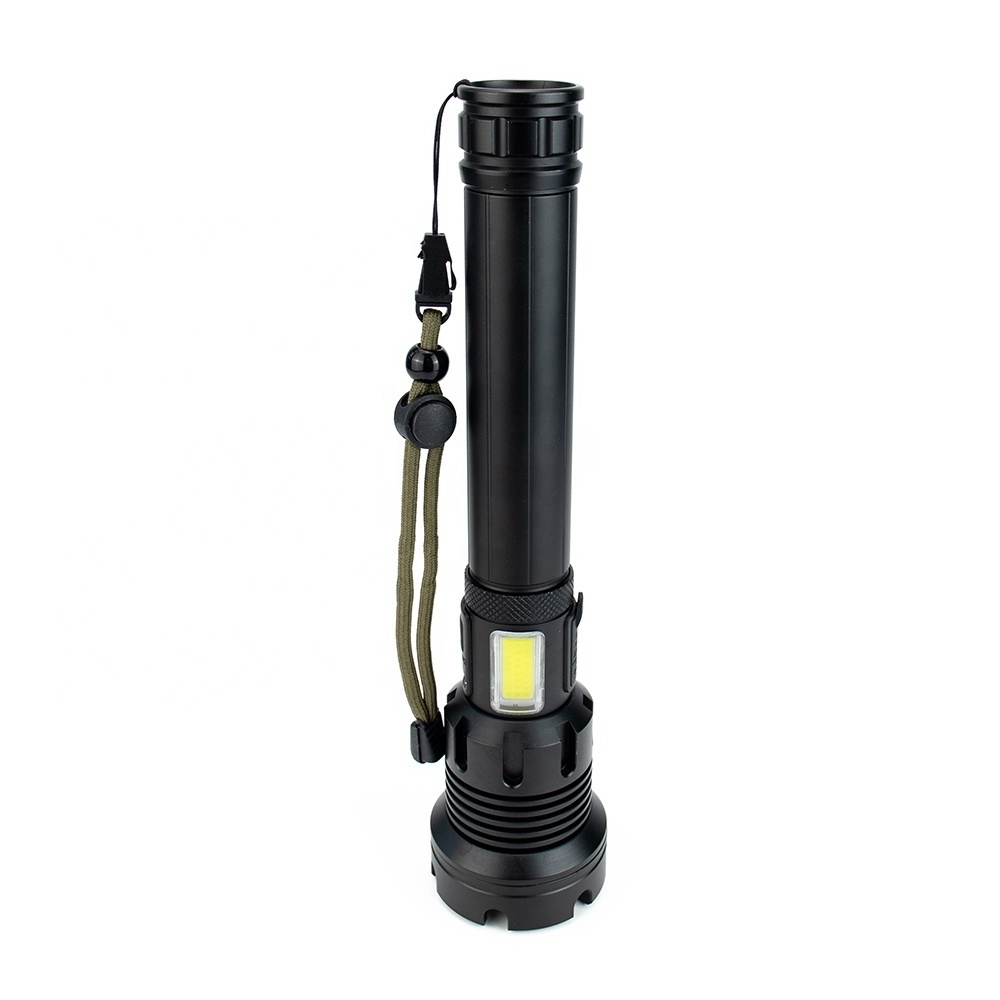 Powerful 1200LM EDC torch light with power bank outdoor hunting camping flashlight