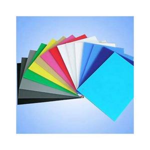 plastic color wavy corrugated plastic sheet