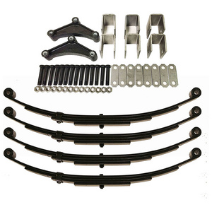 3500lb Tandem Trailer Axle Suspension Kit 1750lb Leaf Springs & Hanger Kit