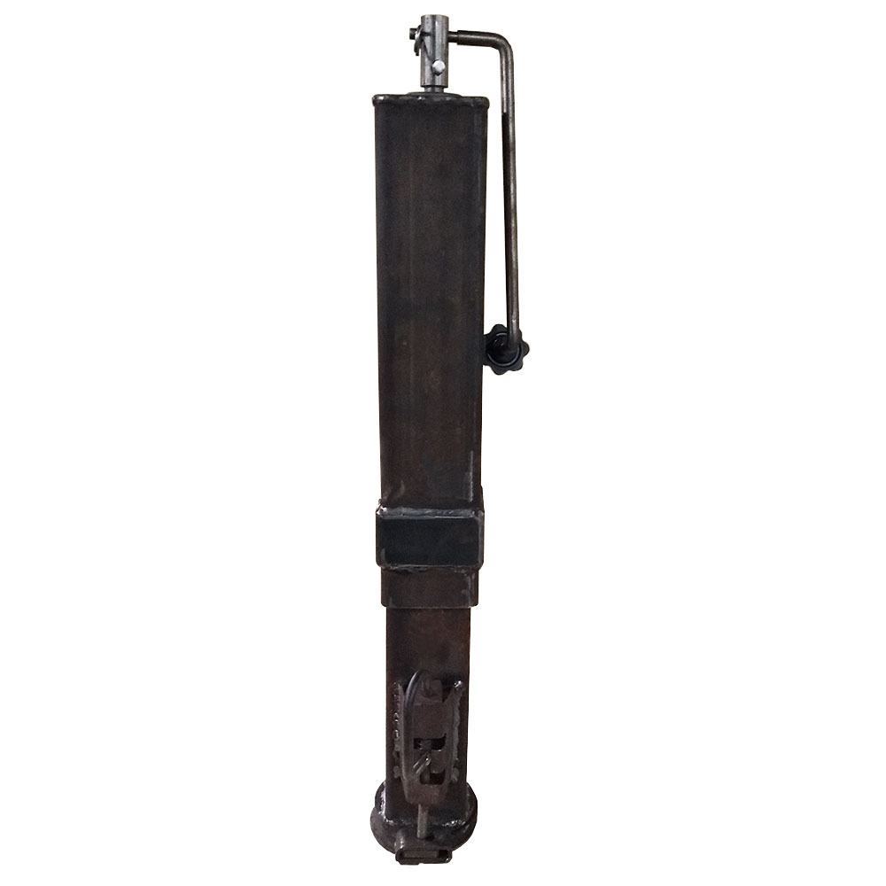 30000LBS Heavy Duty Adjustable Square Tube Gooseneck Coupler with Topwind Crank 30k LBS 2-5/16