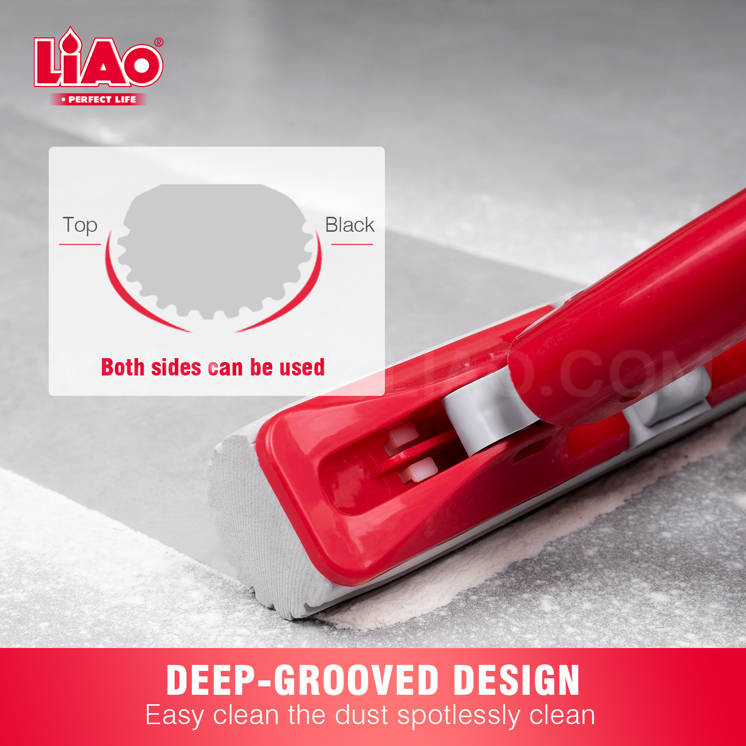 LiAo easy clean telescopic magic super pva folding sponge mop floor cleaning tools water absorbing mop