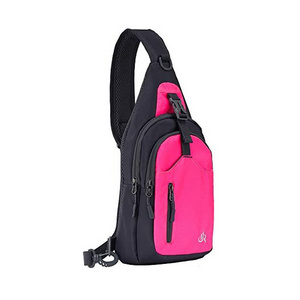 Custom logo Direct 14 Colors Lightweight Sling Backpack Sling Bag Travel Hiking Small Backpack for Women Men Gifts