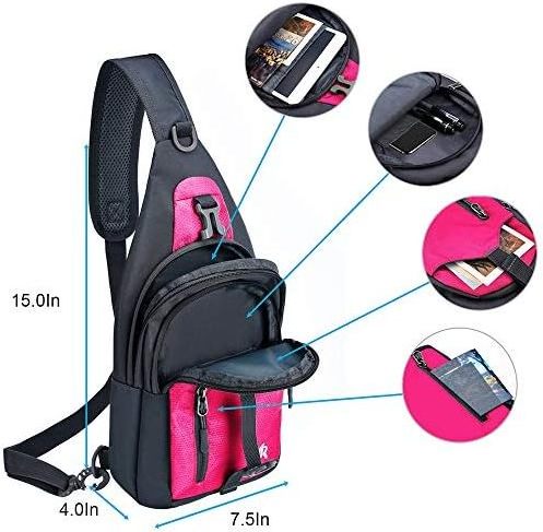 Custom logo Direct 14 Colors Lightweight Sling Backpack Sling Bag Travel Hiking Small Backpack for Women Men Gifts