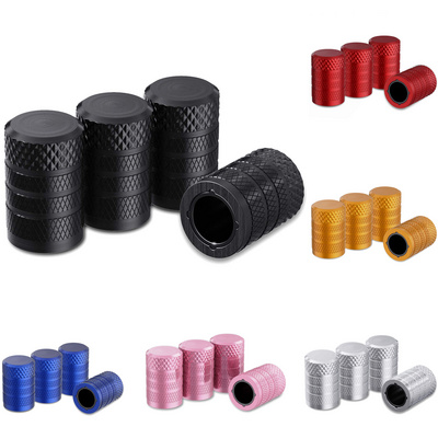 Aluminum car tire valve stem universal stem covers for cars bikes and trucks