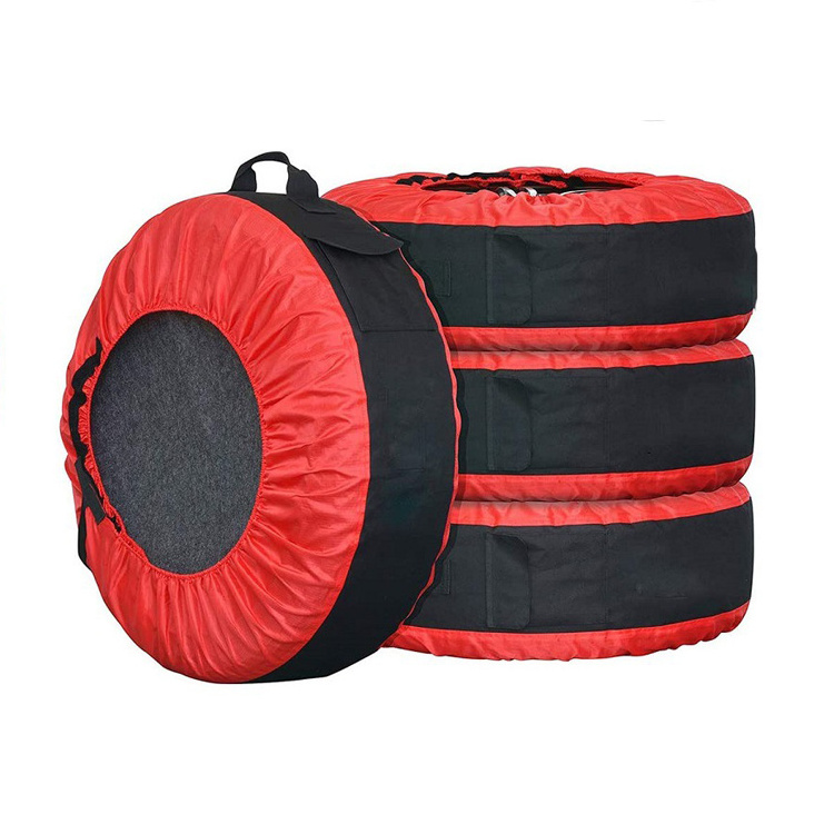 Longyang Winter Adjustable Car Tire Warmer Covers Snow Waterproof Tire Covers 600D Oxford mercedes Spare Wheel Cover