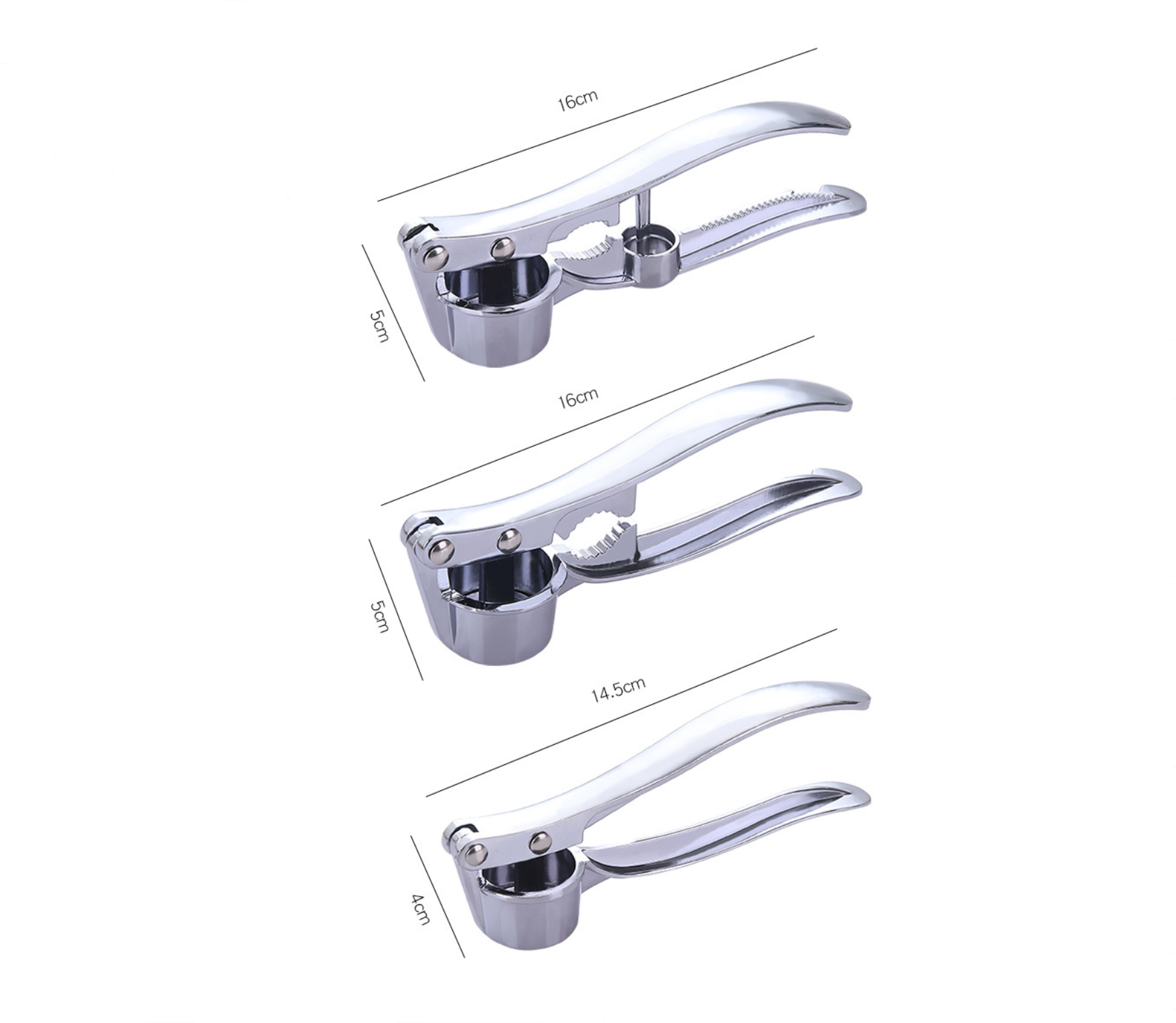 3 in 1  4 in 1 5 in 1 aluminium alloy  stainless steel ginger garlic press crusher garlic press