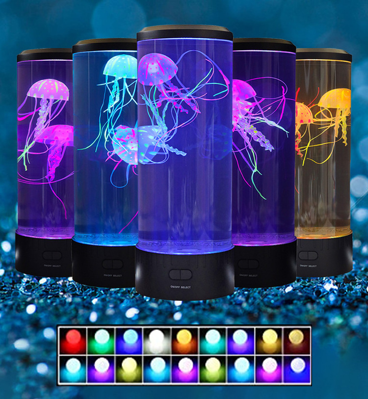 Led aquarium lamp electronic simulation jellyfish decorative lamp