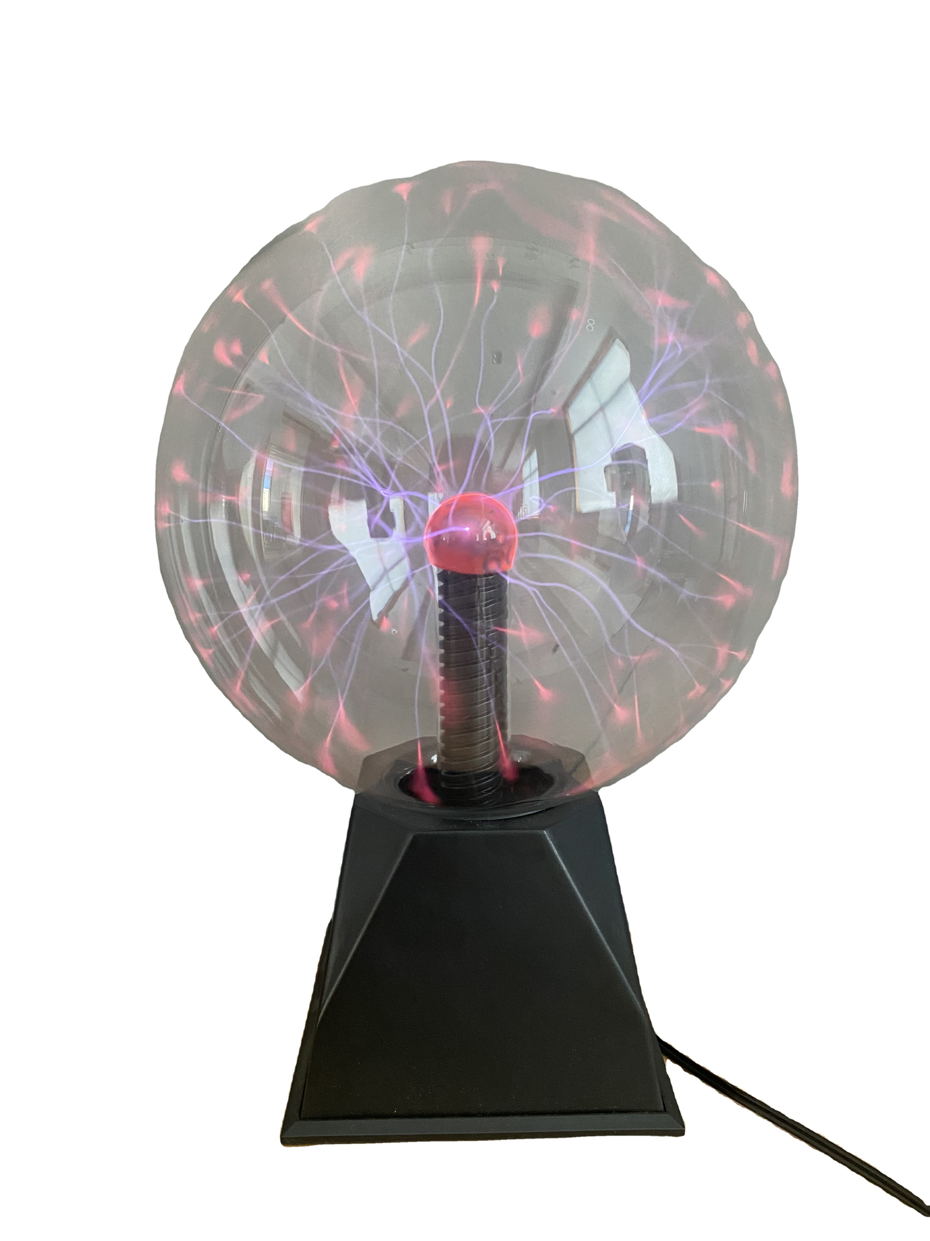 6 Inch Magic Plasma Ball Lamp - Touch & Sound Sensitive Interactive USB Powered Nebula Sphere Globe, Science Educational Gift