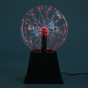 6 Inch Magic Plasma Ball Lamp - Touch & Sound Sensitive Interactive USB Powered Nebula Sphere Globe, Science Educational Gift