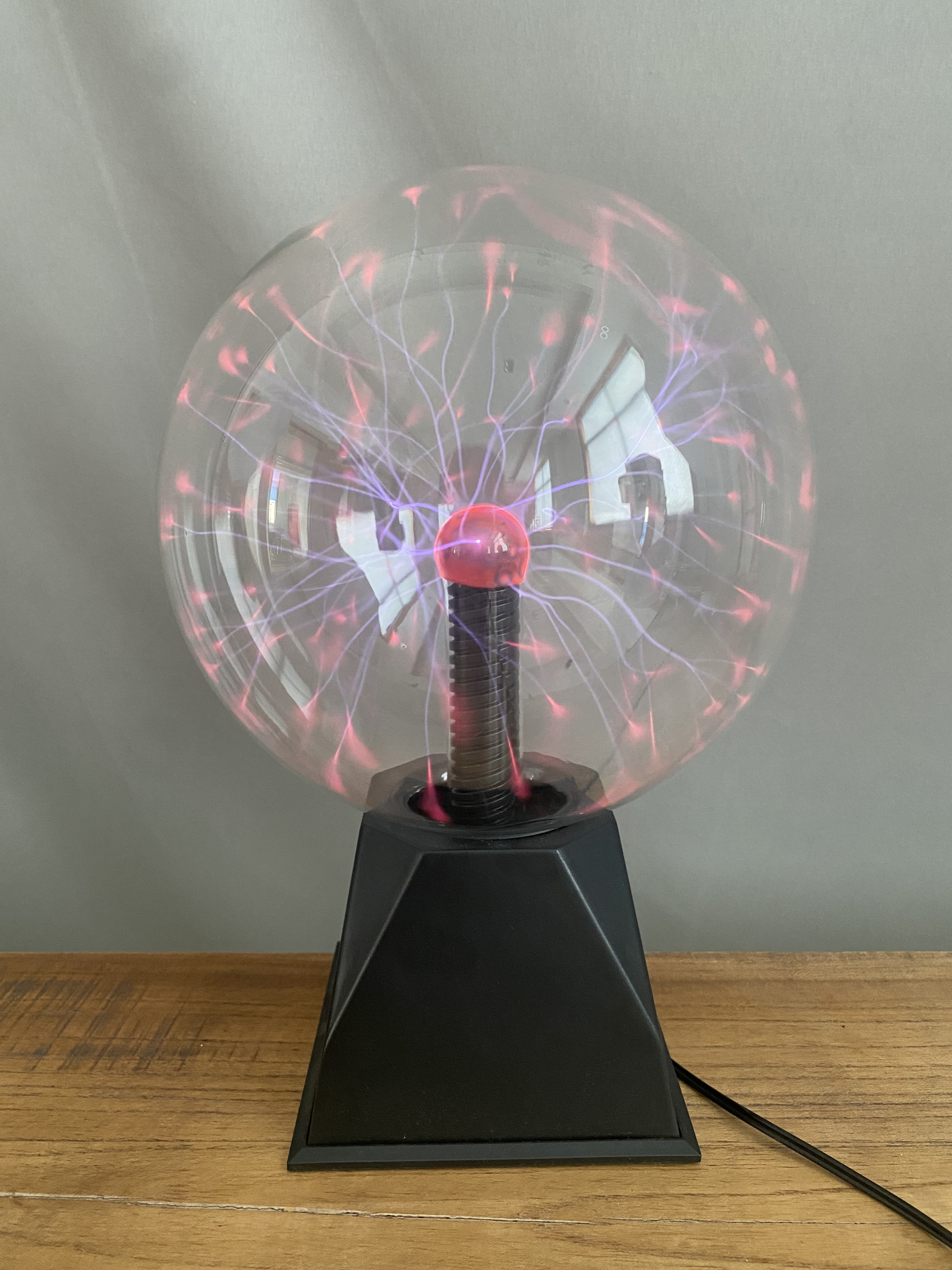 6 Inch Magic Plasma Ball Lamp - Touch & Sound Sensitive Interactive USB Powered Nebula Sphere Globe, Science Educational Gift