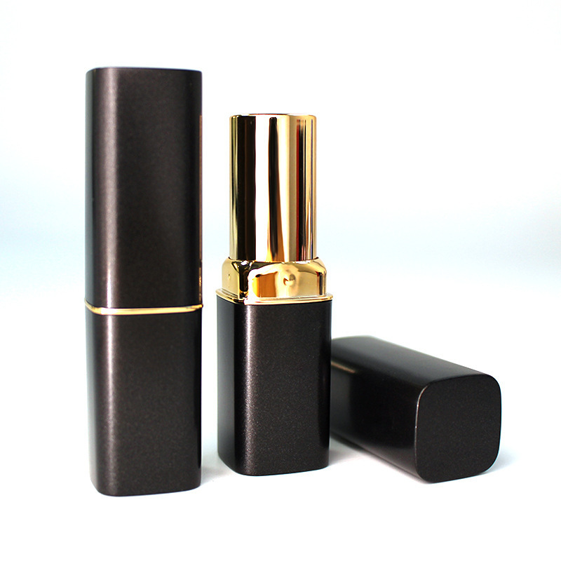 Wholesale custom empty blue black  lip stick / lipstick tubes  cosmetic packaging lip balm containers