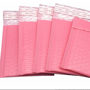 Pink Poly Bubble Mailers Small Padded Envelopes Self-Sealing Shipping Bags