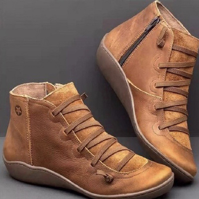 Custom leather shoes boots men and women working boots wedges for autumn and winter