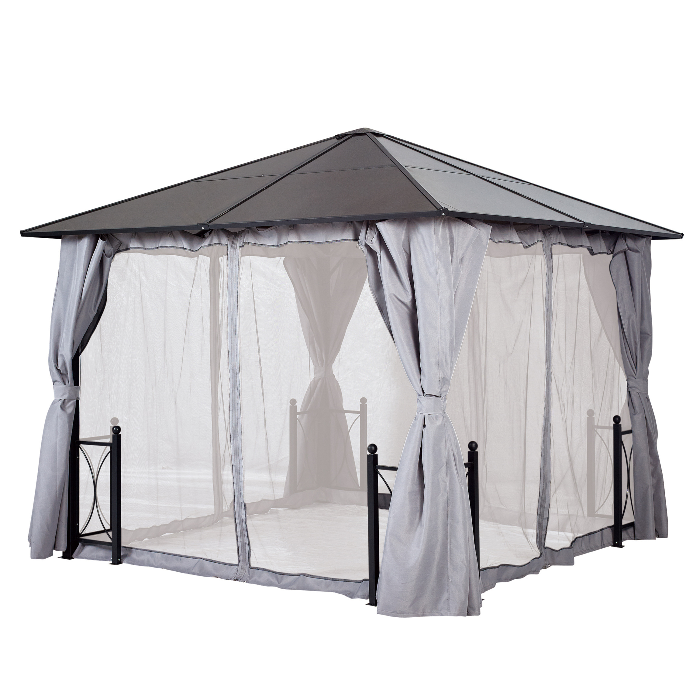 Customized Aluminum Manufacture Big Size Outdoor BBQ Garden Gazebos Tent