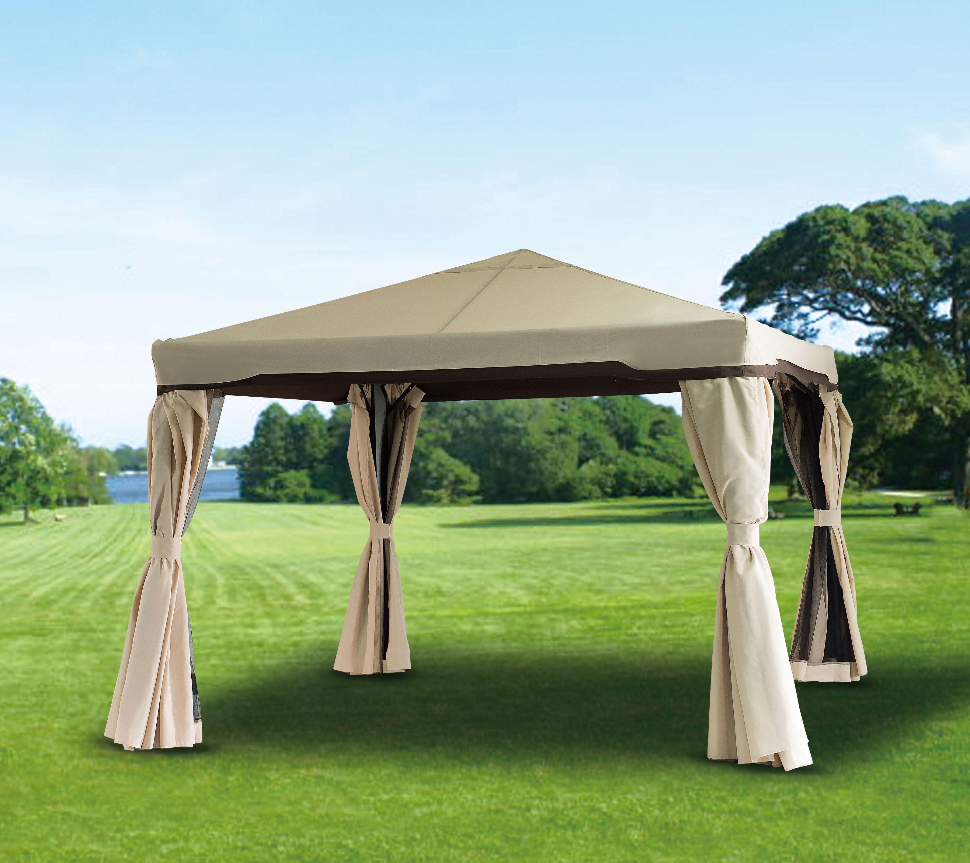 Outdoor Barbecue Grill Commercial Instant Gazebo Waterproof Canopy Tent For Parties Camping