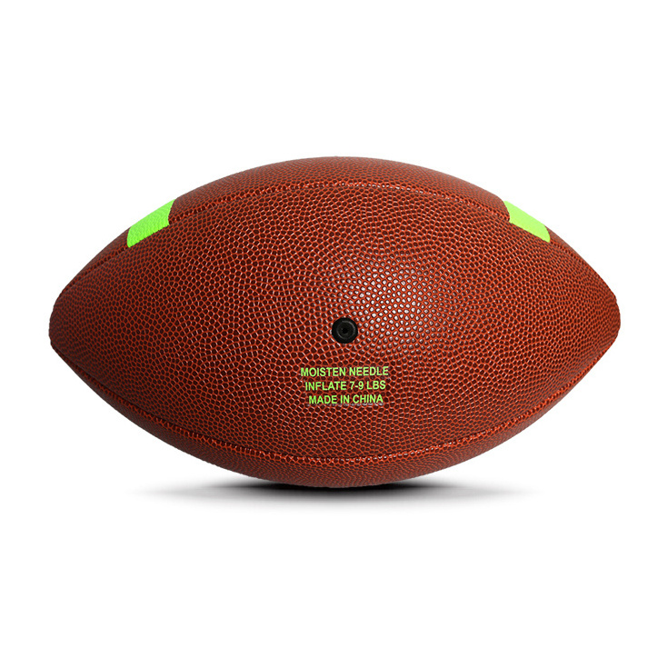 Good Customized Logo Size 9 7 6 5 3 Inflatable PU Leather American Football Ball For Training