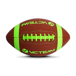 Good Customized Logo Size 9 7 6 5 3 Inflatable PU Leather American Football Ball For Training