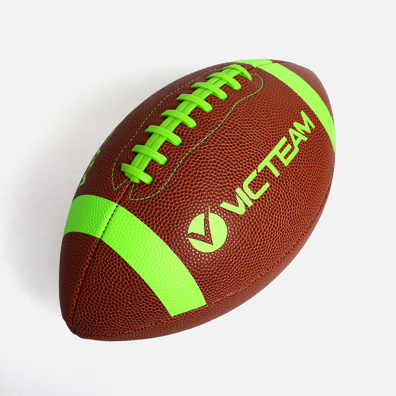 Good Customized Logo Size 9 7 6 5 3 Inflatable PU Leather American Football Ball For Training