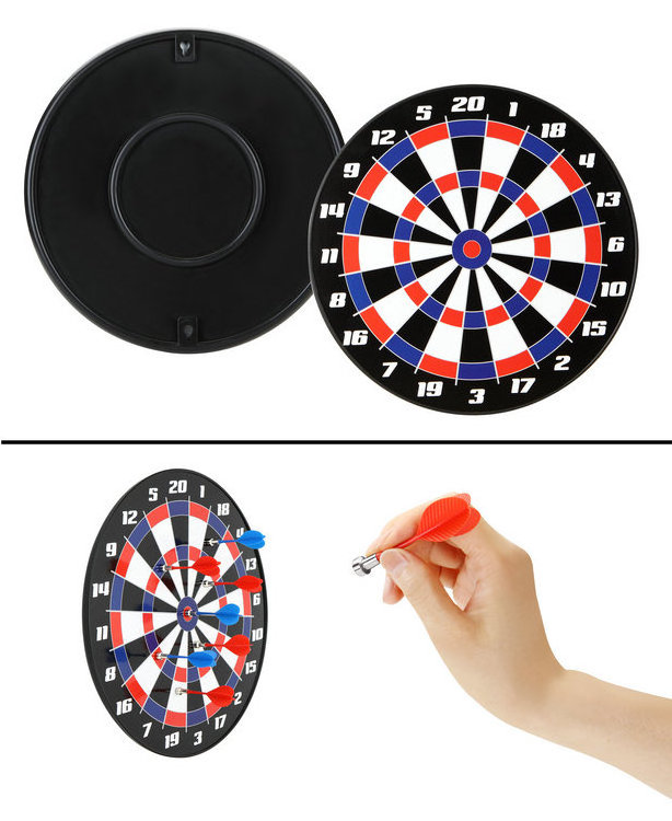 Plastic Magnetic Dartboards For Kids Indoor Magnetic Dart Board Game For Children