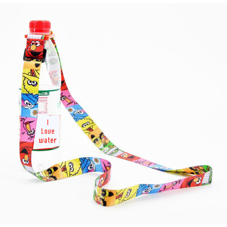 Wholesale Customized Printing Sublimation Polyester Cup Holder Water Bottle Lanyard with Custom Logo