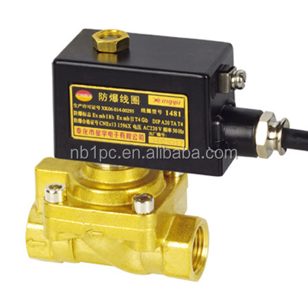 G1/2'' Bottle Blowing Machine Solenoid Valve High Pressure 50Bar Working Brass Bottle Blowing Valve AC220V 1PC-5241015