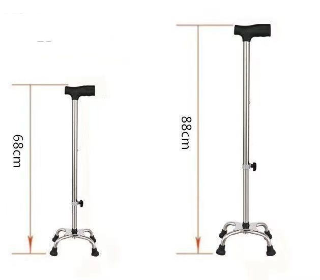 Walking Cane for Men & Women - Foldable Adjustable Collapsible Free Standing Cane Pivot Tip Heavy Duty with Travel Bag