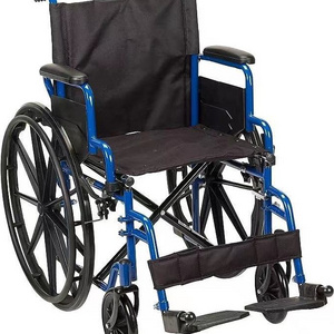 Blue Streak Ultra-Lightweight Wheelchair With Flip-Backs Arms & Swing-Away Footrests