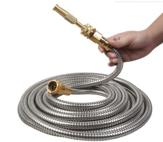 304 stainless steel water hose inner hose PVC and color box and portable hose reel