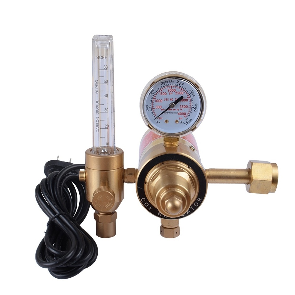 high quality co2 gas regulator with heater cutting torch set