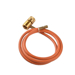 Long hose type mini mapp gas torch for welding and brazing