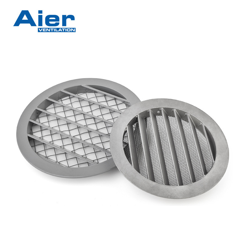 Powder Coated Casting Aluminum Circular Weather Louver