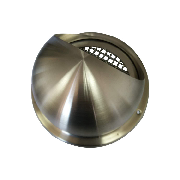 High quality Air exhaust vent Stainless steel external louver Round Cap air vent