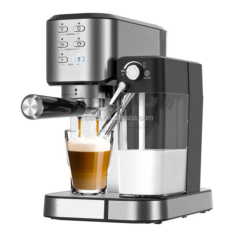 Aifa Espresso Machine 20 Bar Iced Coffee Maker Professional Espresso Maker with Milk Frother Steam Wand Compact Coffee Machine