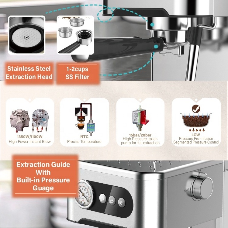 Aifa Full SS and die-casting cover strong Multifunctional Germany Automatic Espresso Coffee Machine