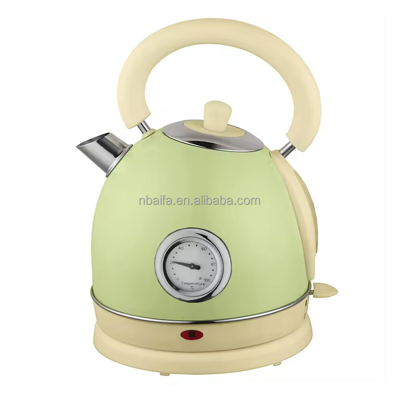 Aifa British retro electric kettle 1.7L household large capacity 304 stainless steel kettle small household appliances