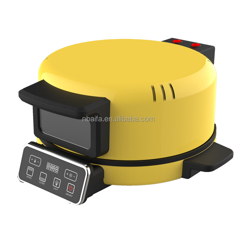 Aifa Digital OEM Hot Sale Low MOQ Electric Oven With 16 Inch Arabic Bread Baking Stone Pizza oven Maker