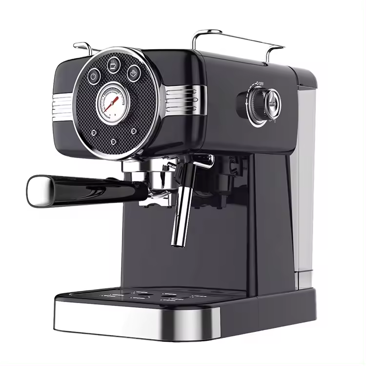 Aifa Full Function Commercial Household Digital Button Espresso Machine With Milk Frother smart Coffee Maker with milk tank