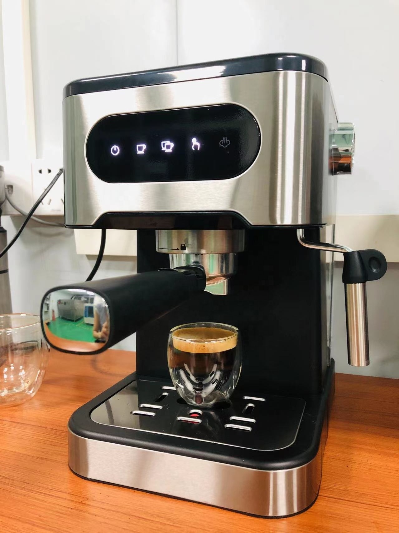 Aifa Espresso Machine 20 Bar, Stainless Steel Espresso Maker With Steam Milk Frother, Coffee Machine Cappuccino Espresso Machine