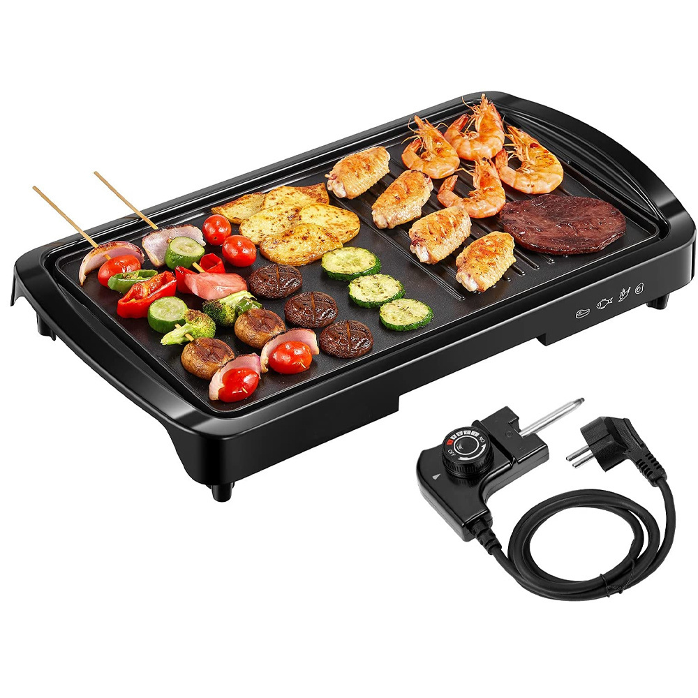 Aifa Electric BBQ Grill Nonstick Indoor Easily Clean Smokeless Hotpot