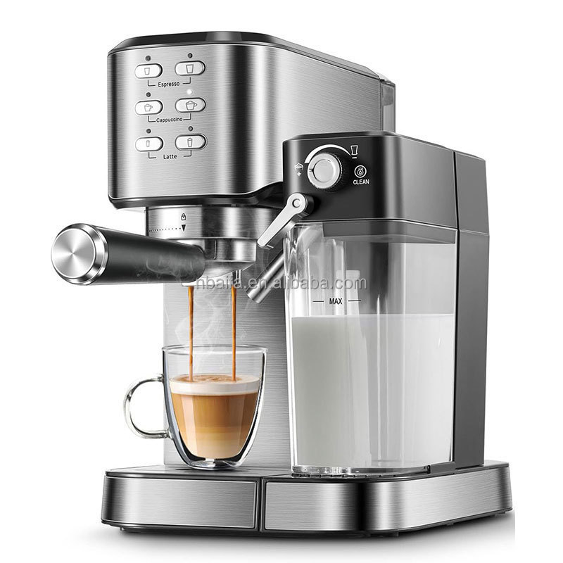 Aifa 15bar Fully Automatic Espresso Coffee Making Machine Custom Commercial Espresso Italian Coffee Makers with Milk Frother